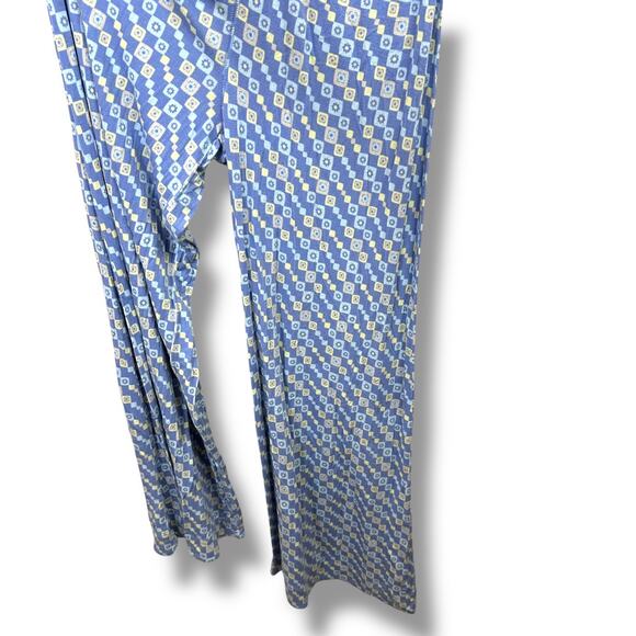 Free People Shayla Collared Retro V-Neck Racer Back Wide Leg Halter Jumpsuit - Picture 6 of 13